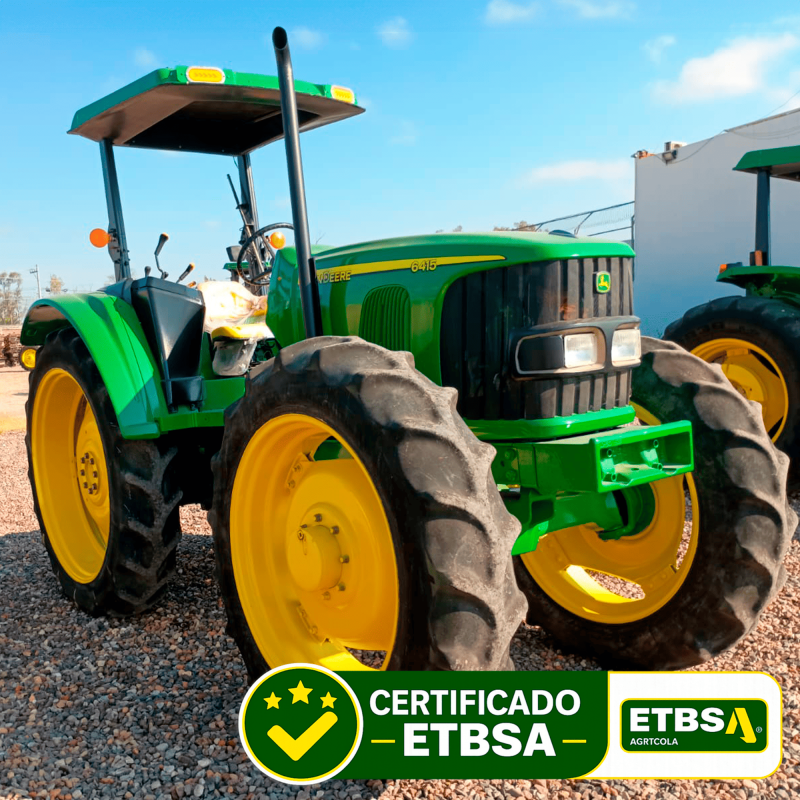 Tractor Seminuevo John Deere 6415 HC 2007 4x4 108 HP